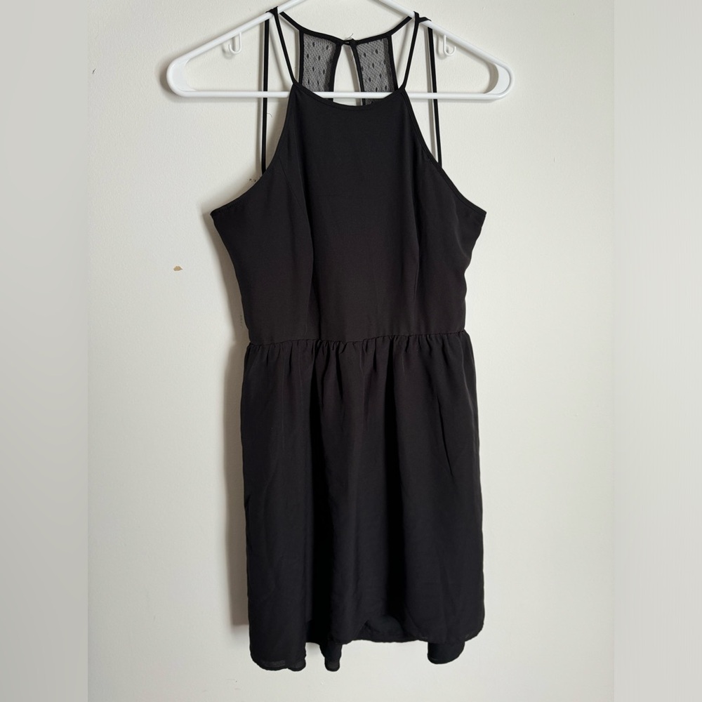 BCBGeneration Black Backless Dress